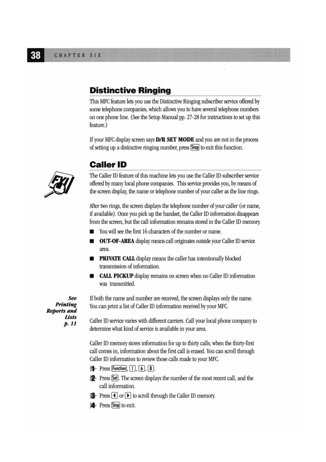 Brother MFC7000FC manual 