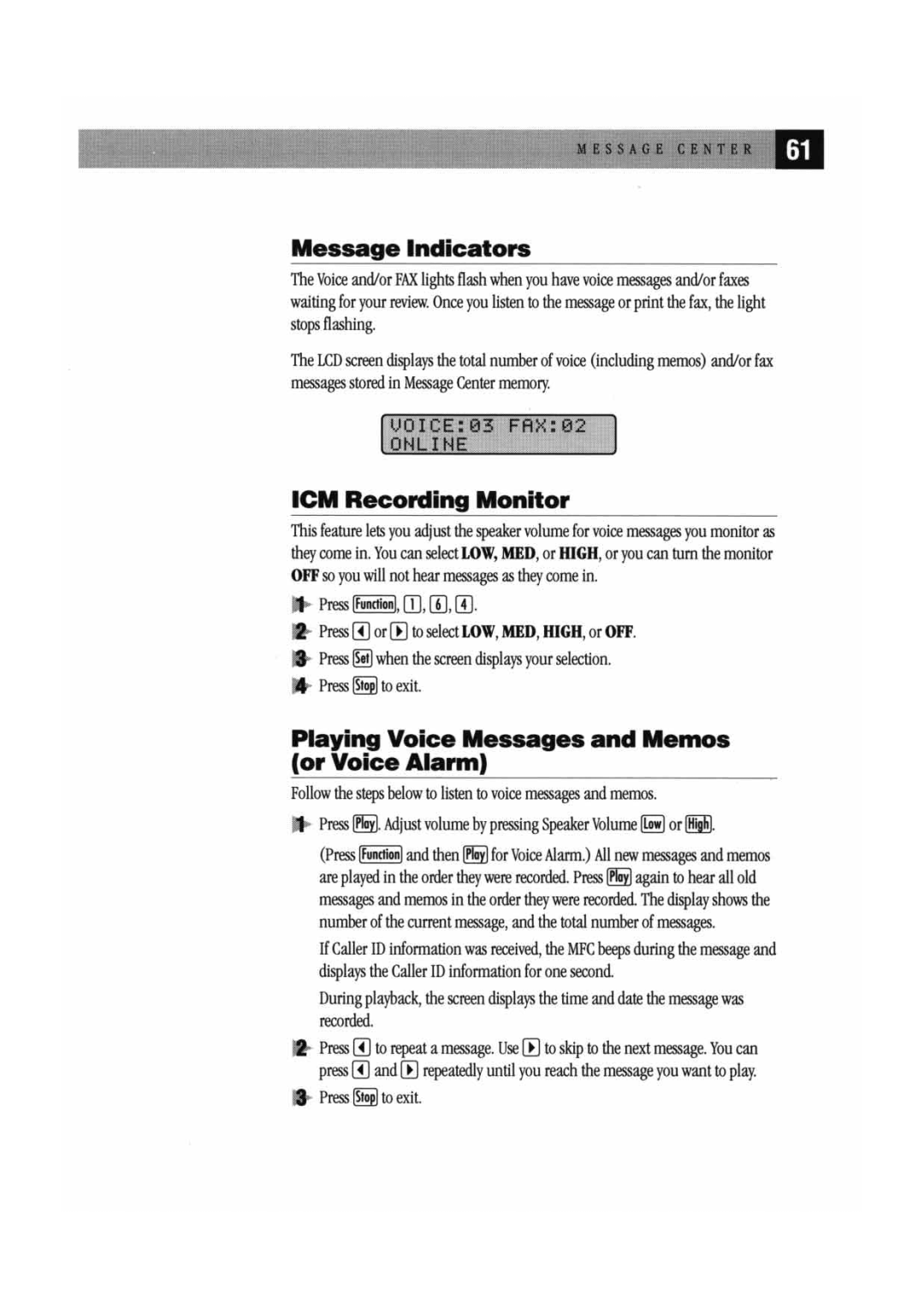 Brother MFC7000FC manual 