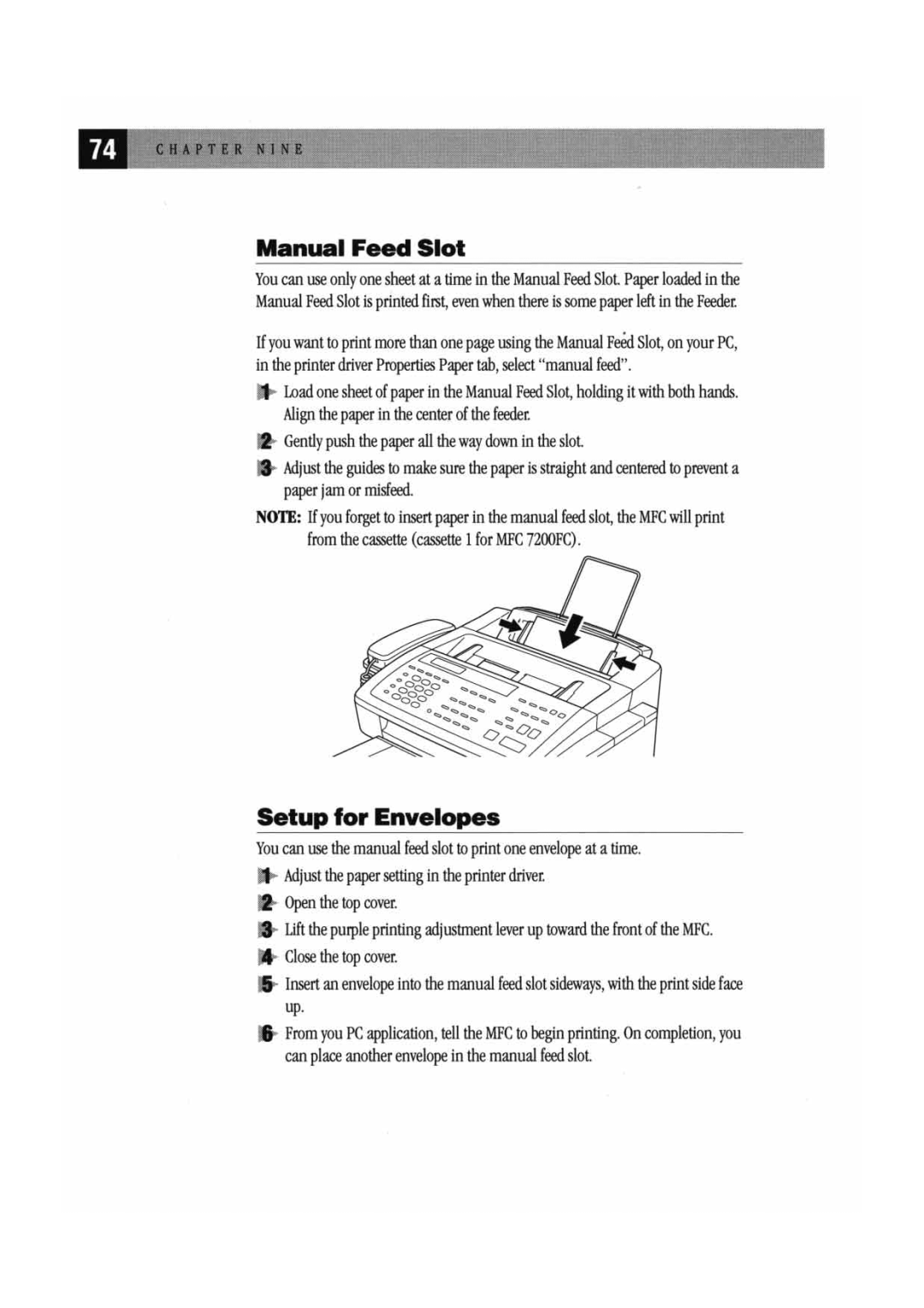 Brother MFC7000FC manual 