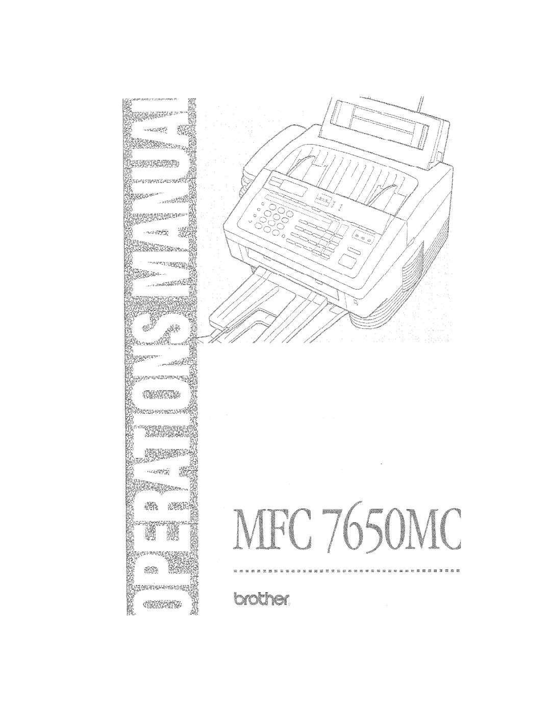 Brother MFC7650MC manual 