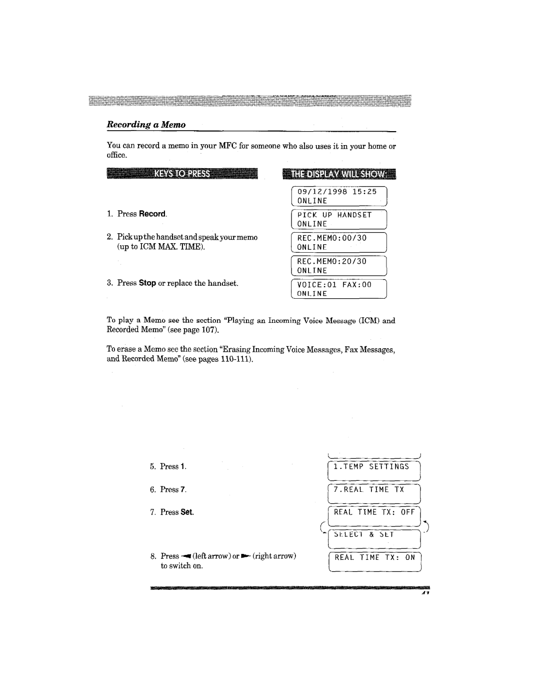 Brother MFC7650MC manual 