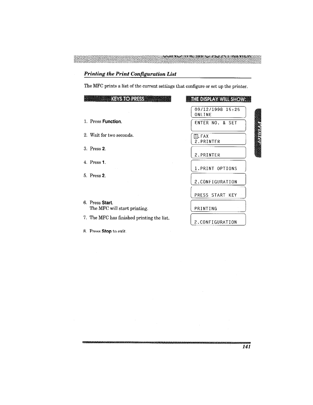 Brother MFC7650MC manual 