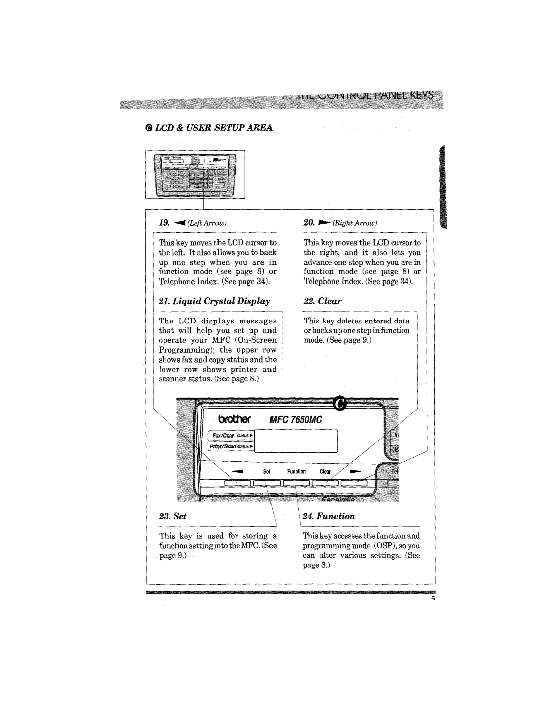 Brother MFC7650MC manual 