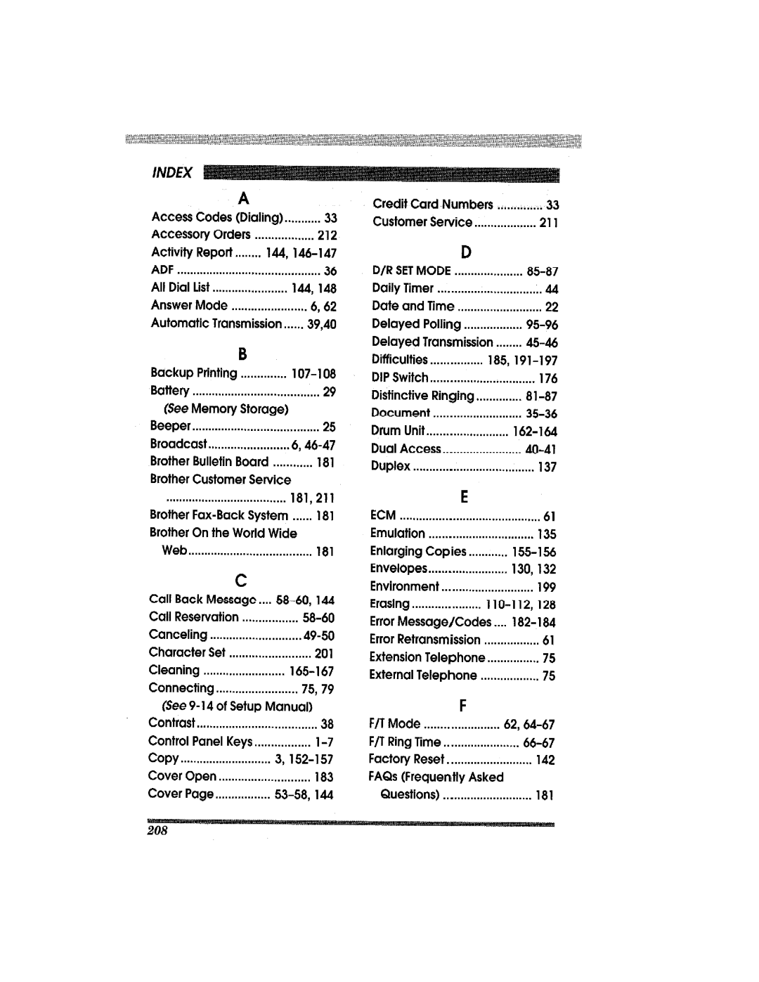 Brother MFC7650MC manual 