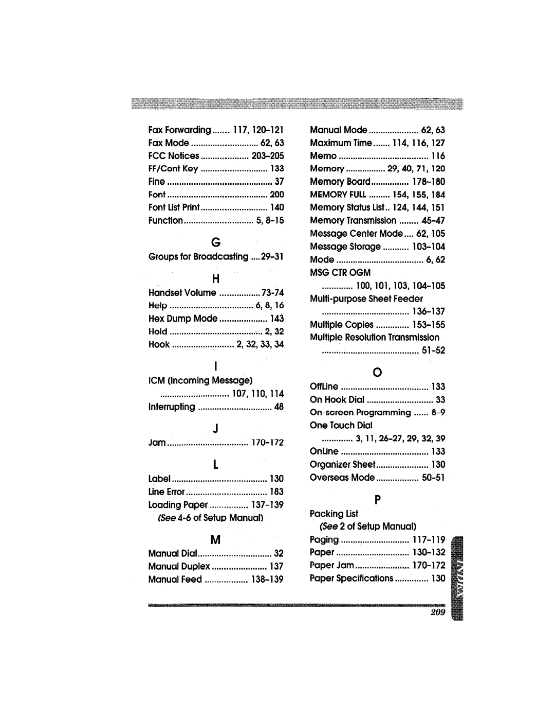 Brother MFC7650MC manual 