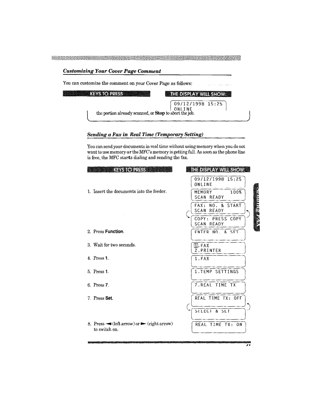 Brother MFC7650MC manual 