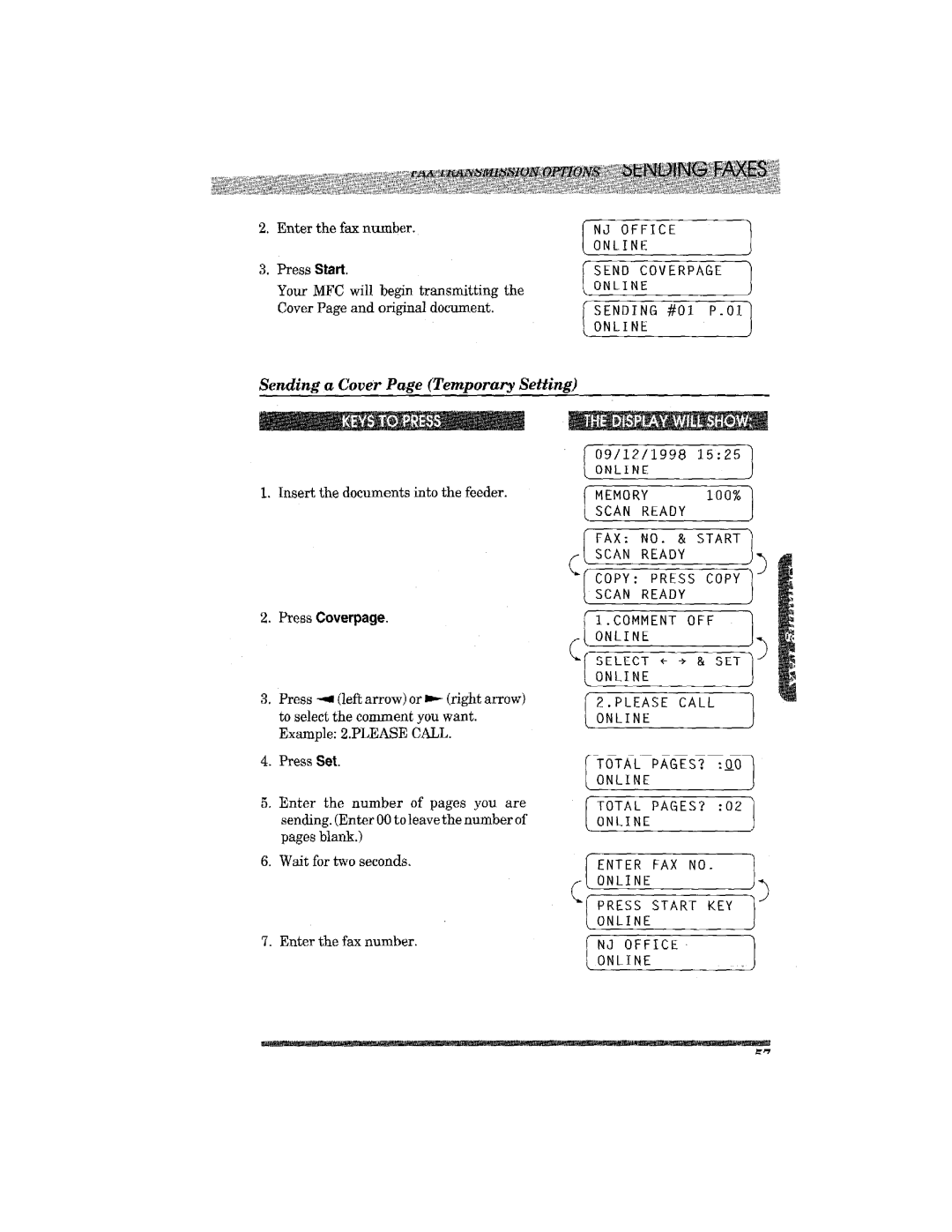 Brother MFC7650MC manual 