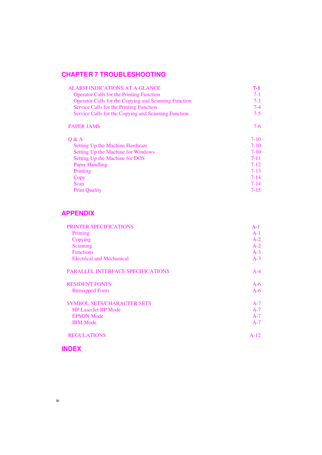 Brother MFC/HL-P2000 manual Troubleshooting 