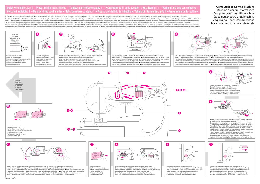 Brother NX-400Q operation manual XC4546-1511 