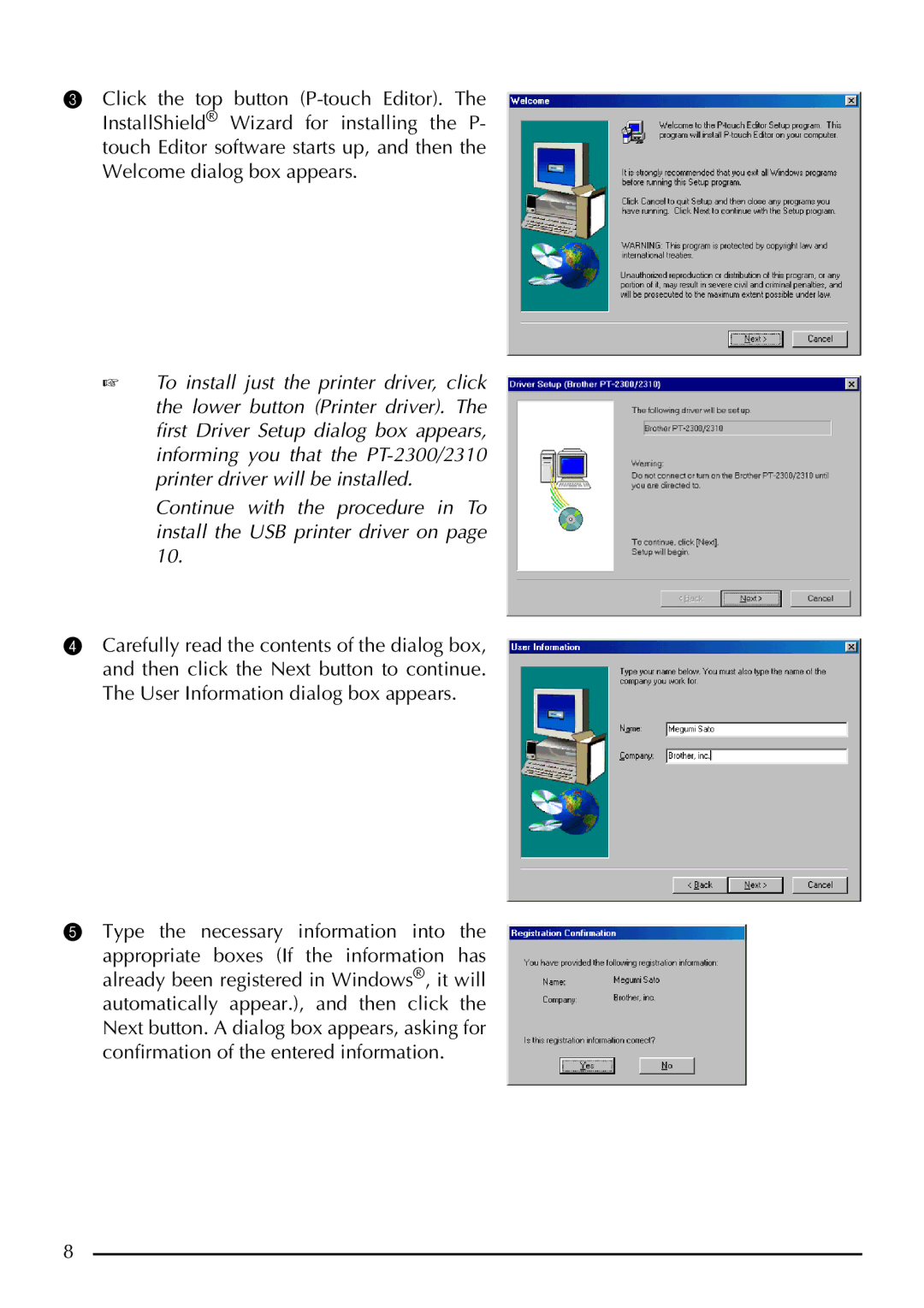 Brother P-touch 2300, P-touch 2310 manual 