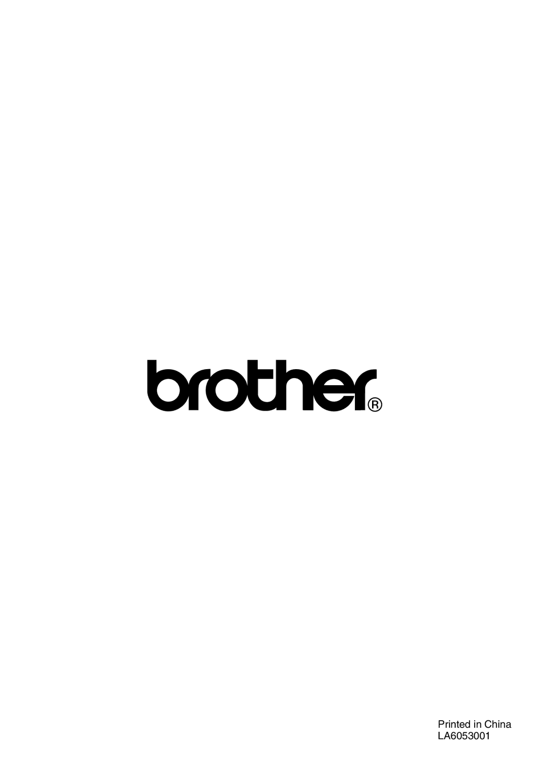 Brother P-touch 2310, P-touch 2300 manual LA6053001 