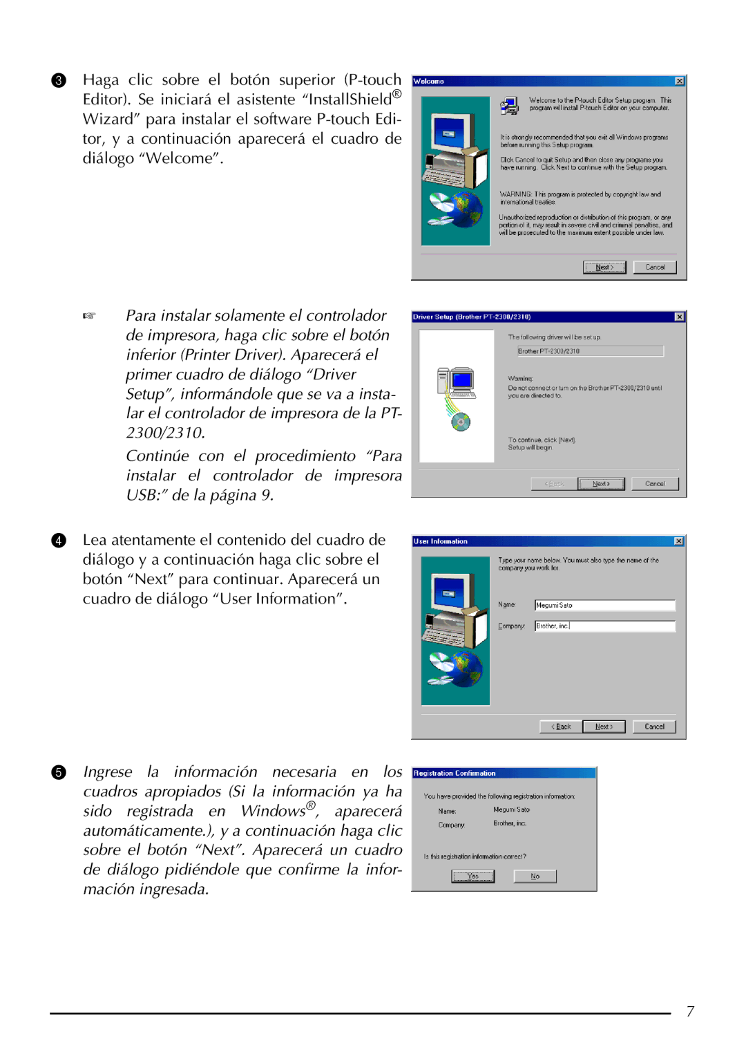 Brother P-touch 2300, P-touch 2310 manual 