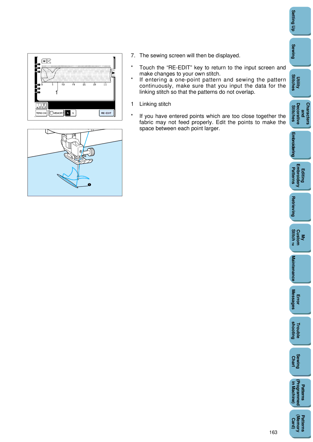 Brother PC 8500 manual 163 