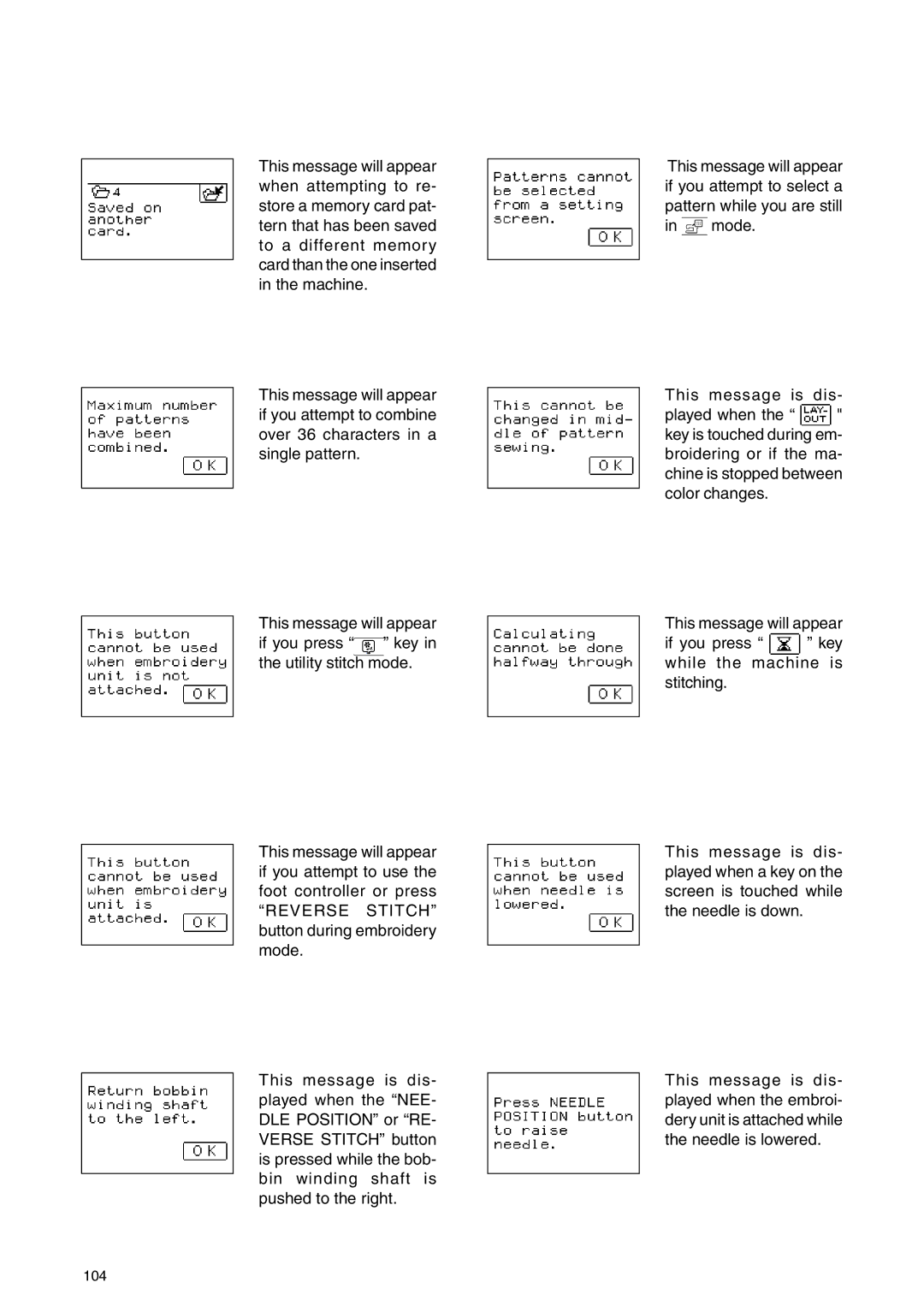 Brother PE 400D operation manual 