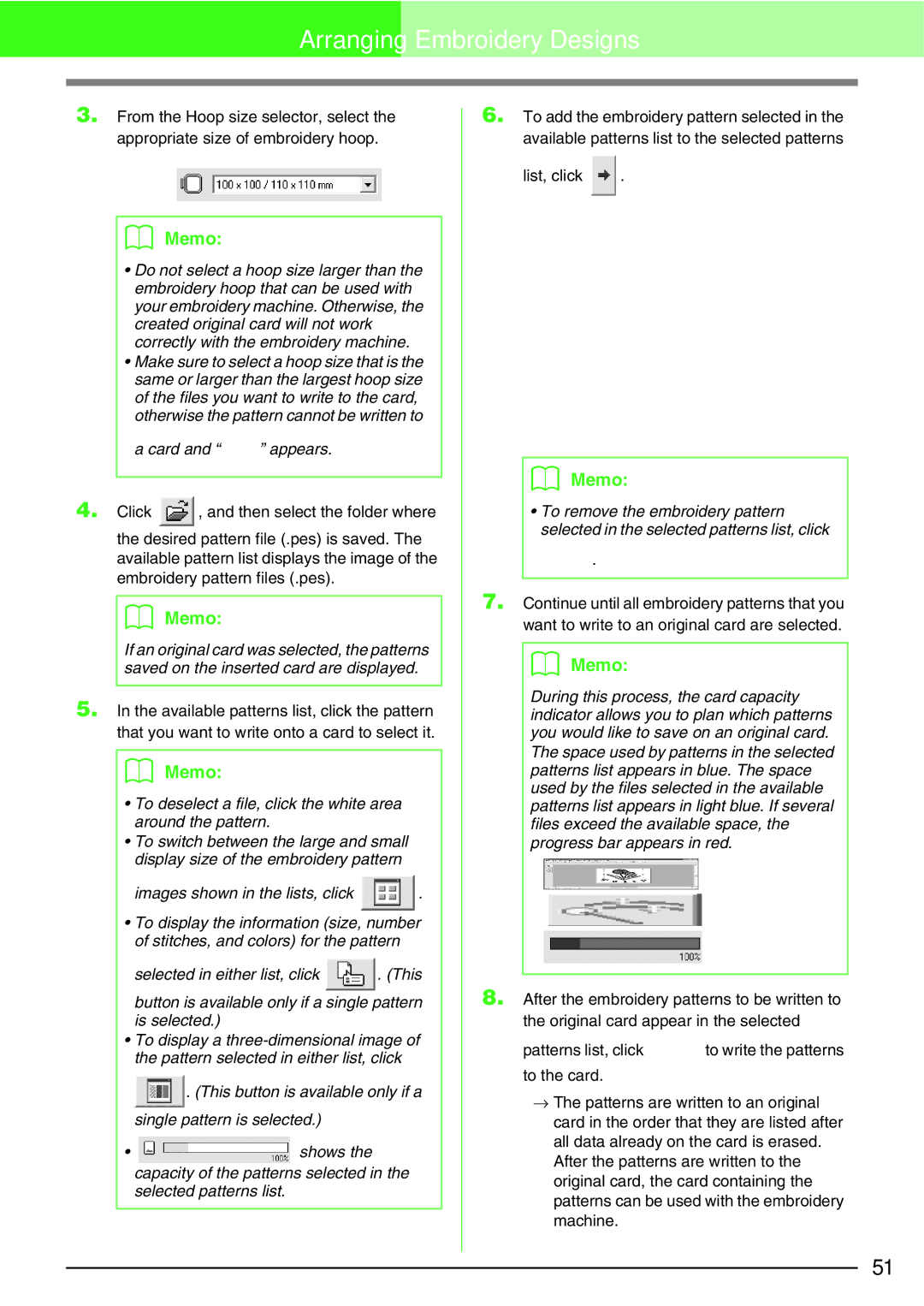 Brother Brother USB Writer, PE-DESIGN manual Card and appears 