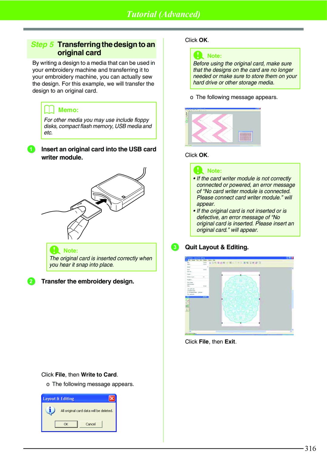 Brother PE-DESIGN V7 instruction manual 316 