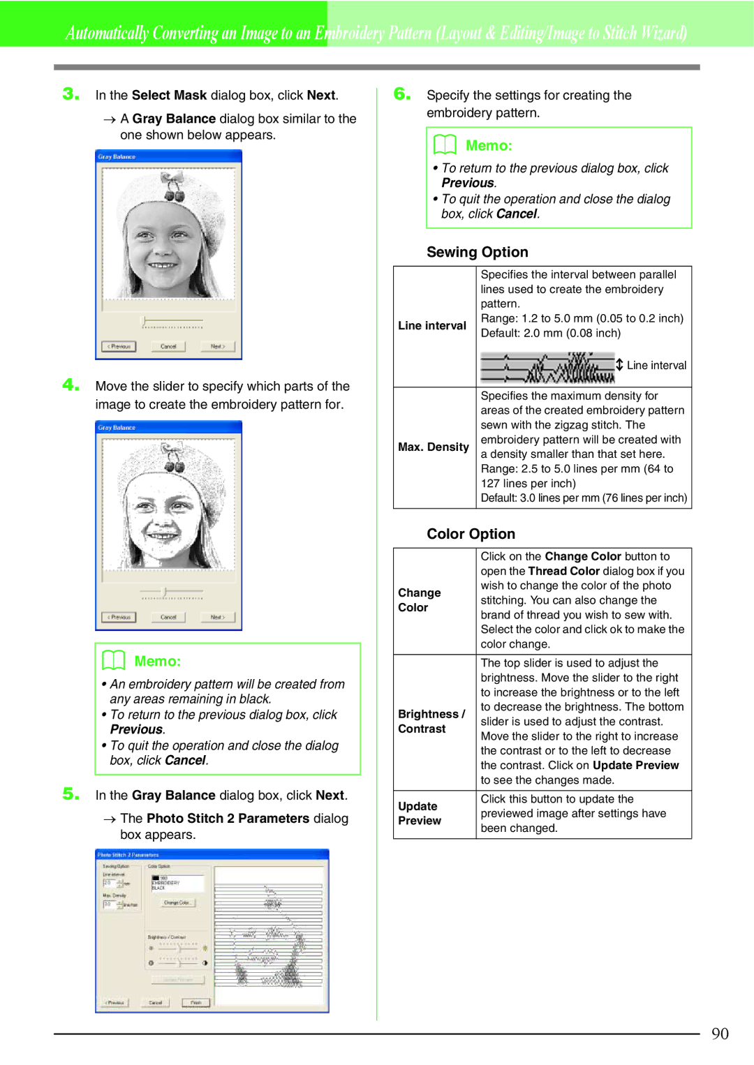 Brother PE-DESIGN V7 instruction manual To see the changes made 