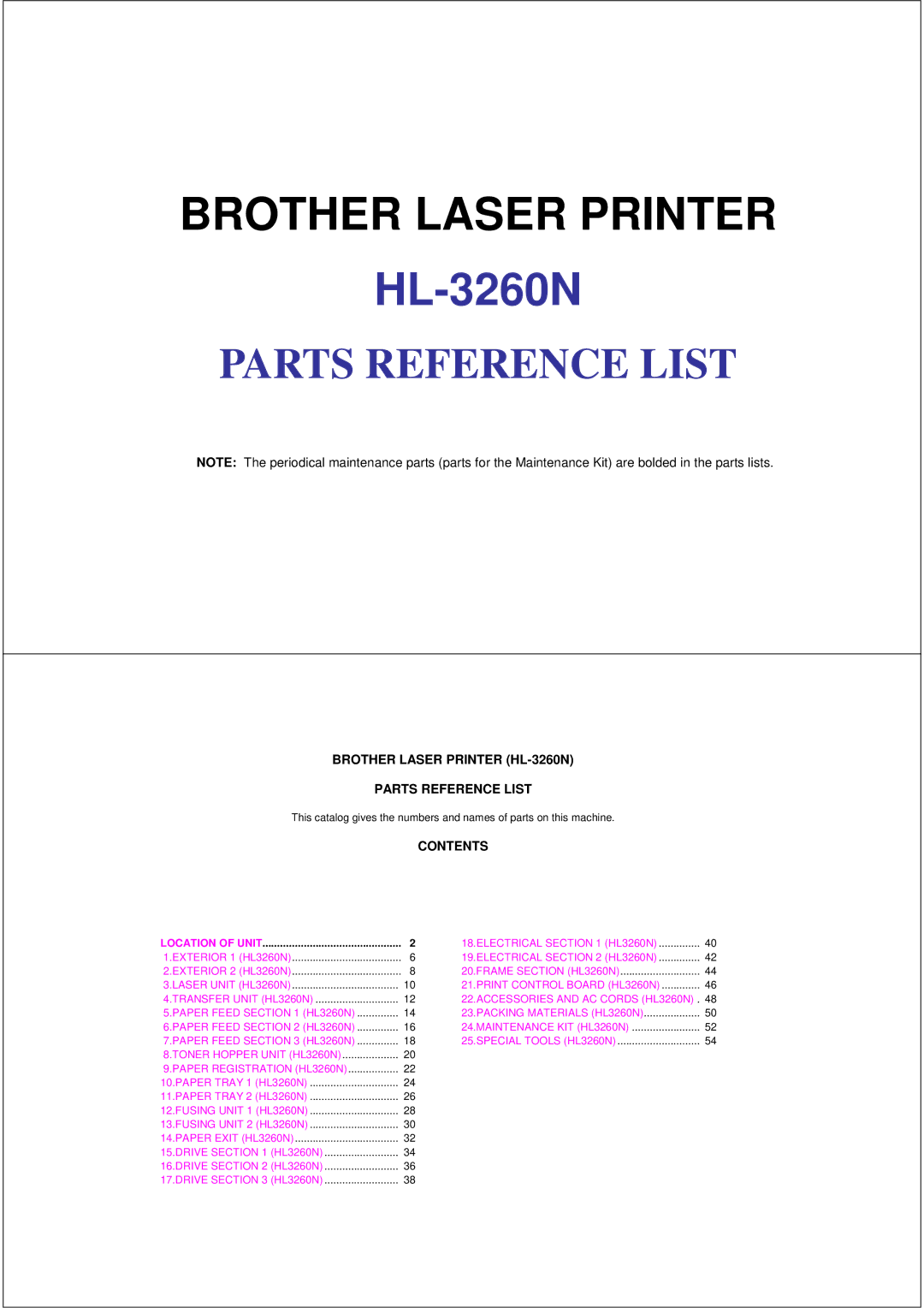 Brother PL-PRN015 manual Brother Laser Printer 