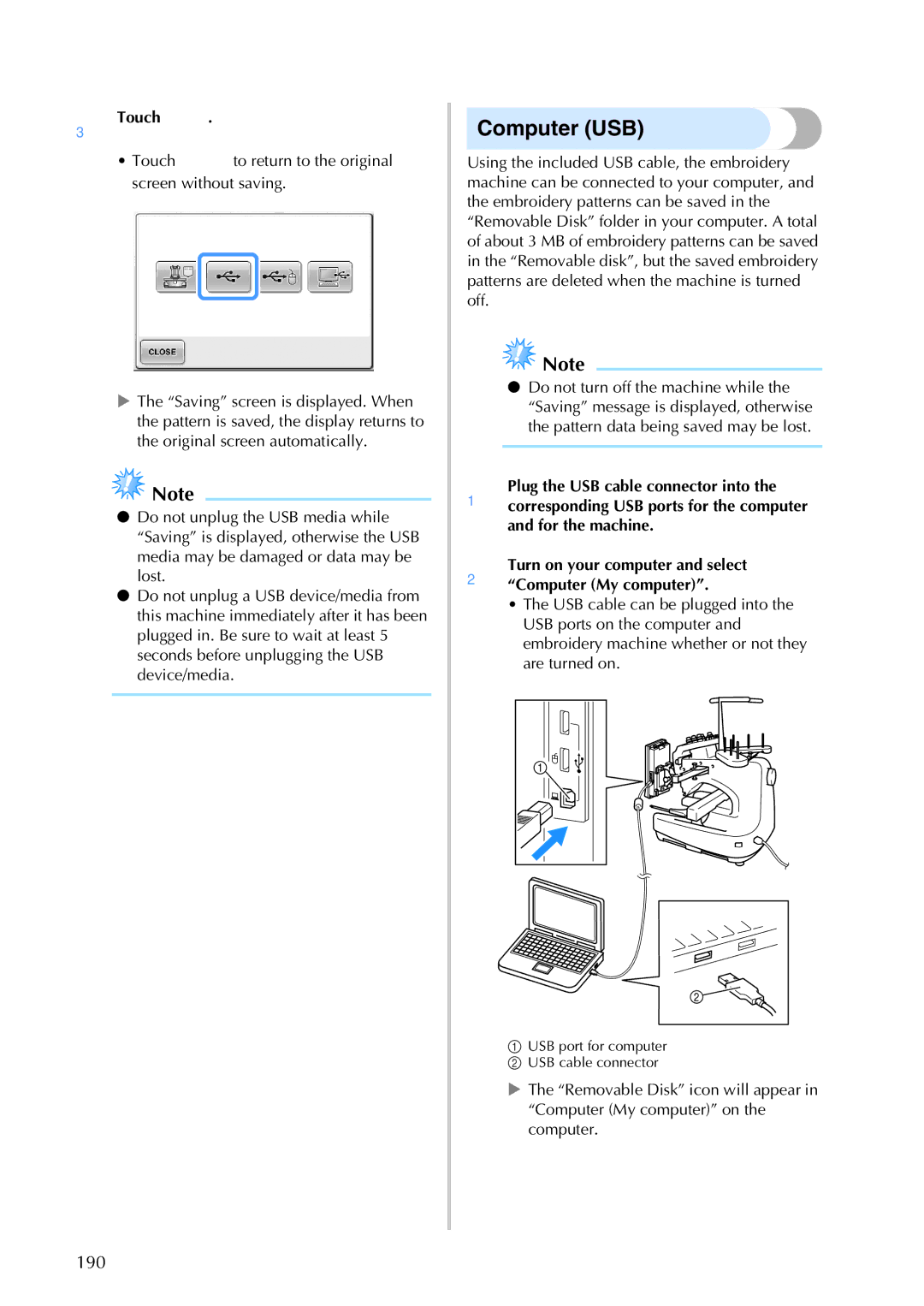 Brother PR-650, 884-T05 operation manual Turn on your computer and select Computer My computer 