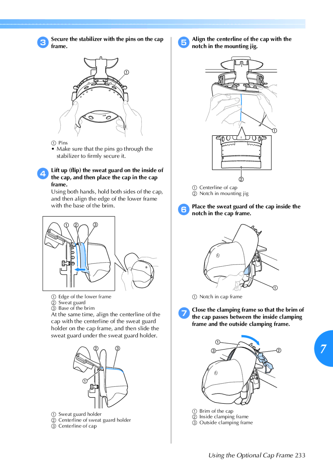 Brother 884-T05, PR-650 operation manual Pins 