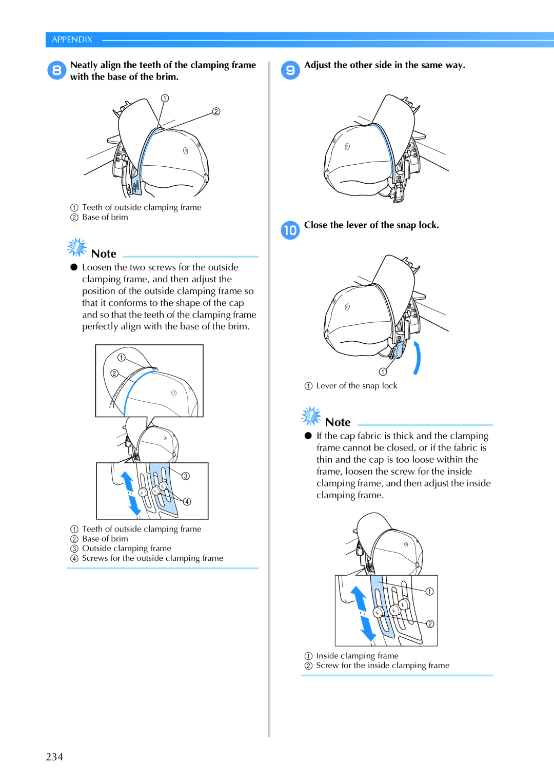 Brother PR-650, 884-T05 operation manual 234 