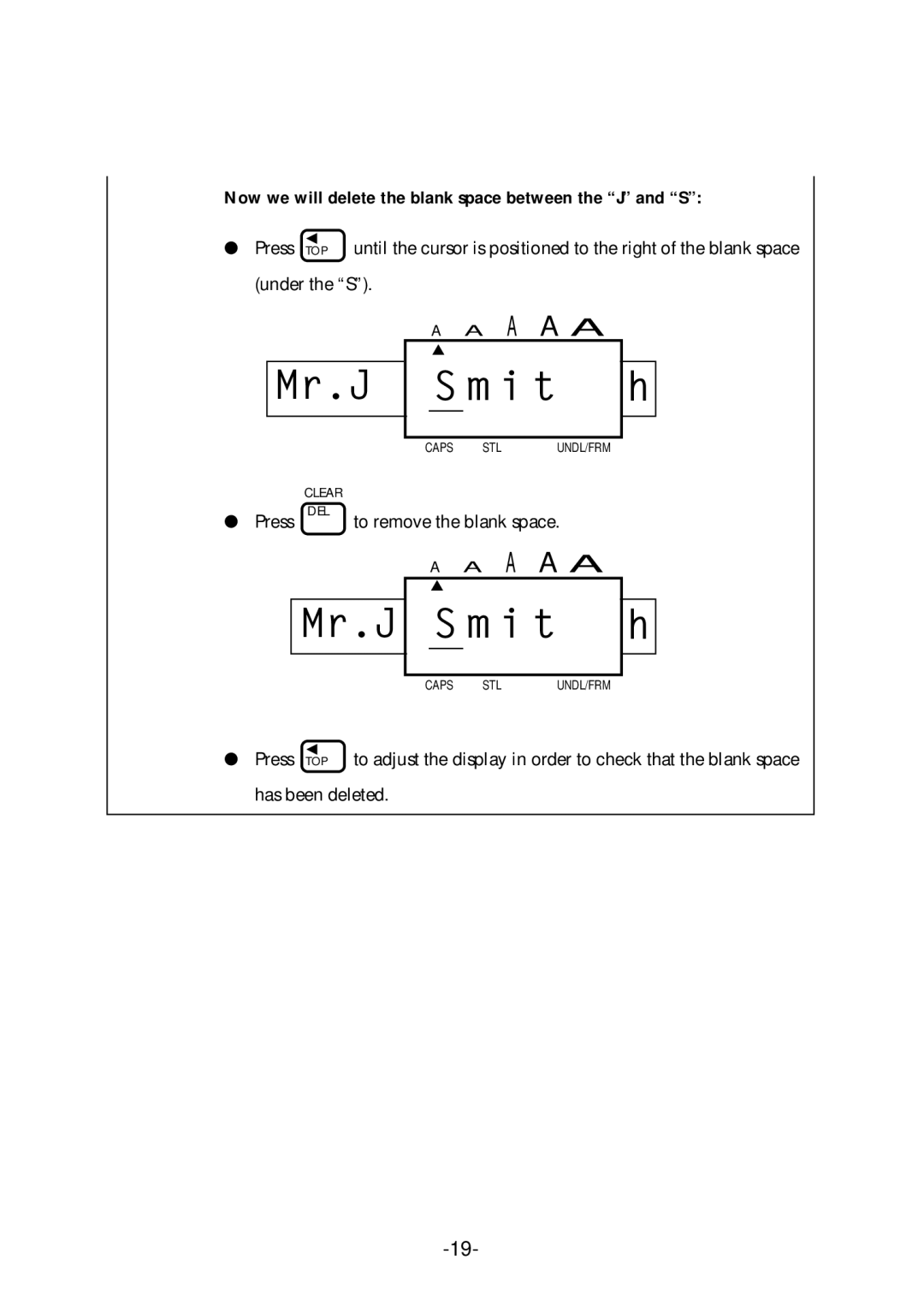 Brother PT-1700 manual Mr.J 