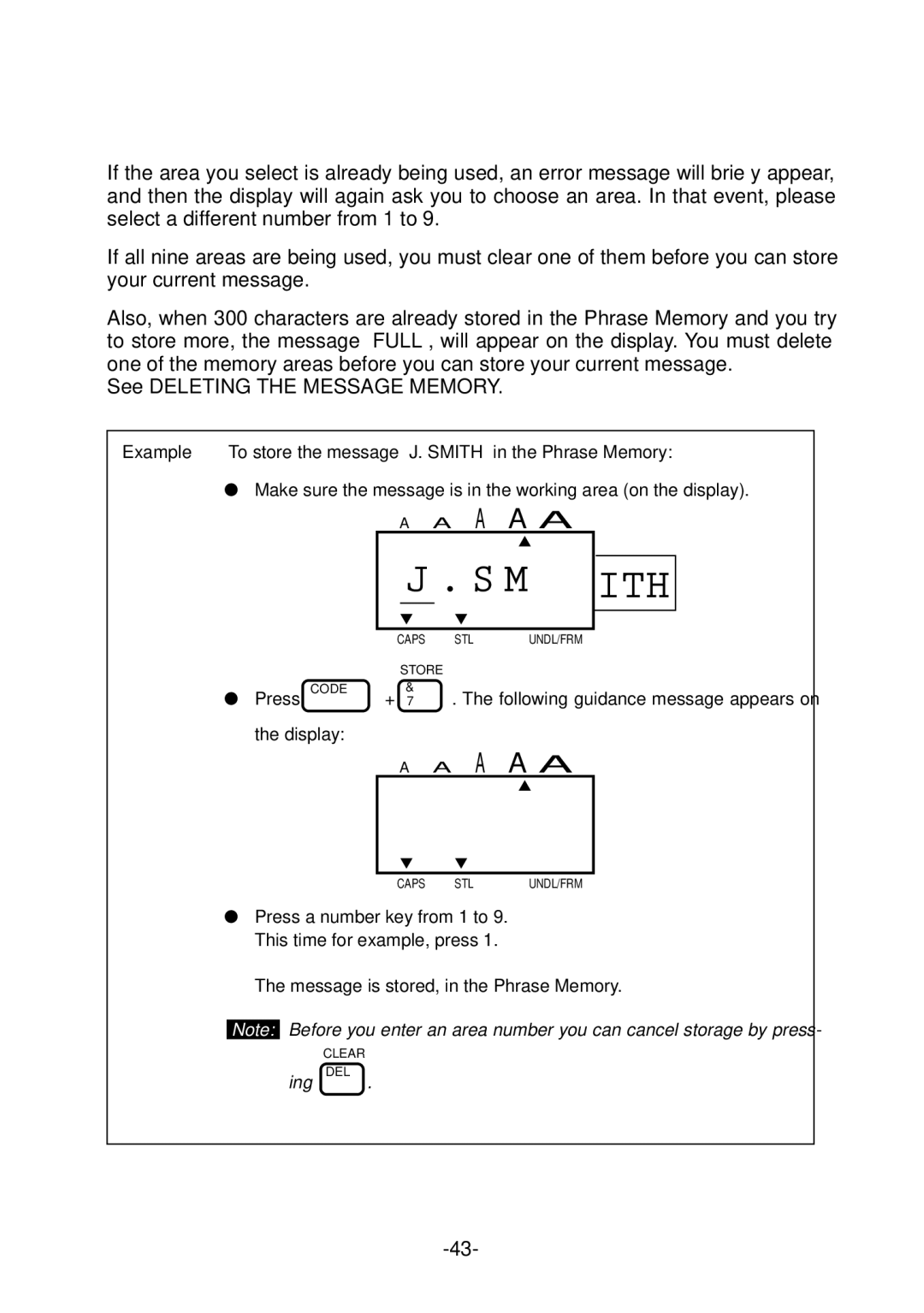 Brother PT-1700 manual Ith 