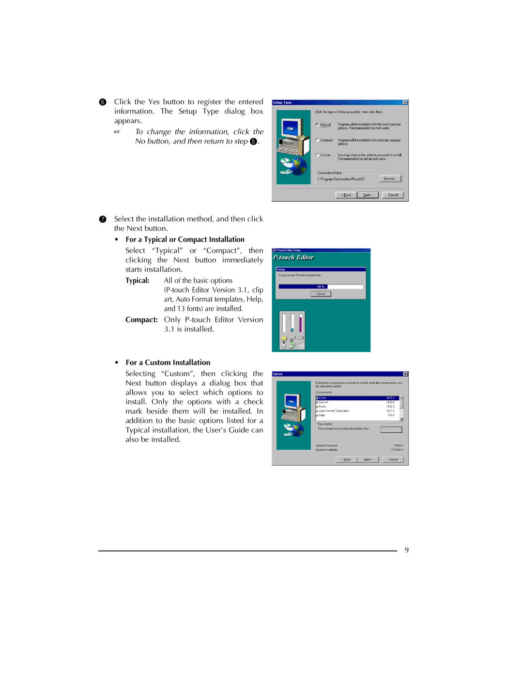 Brother PT-2300 manual For a Custom Installation 