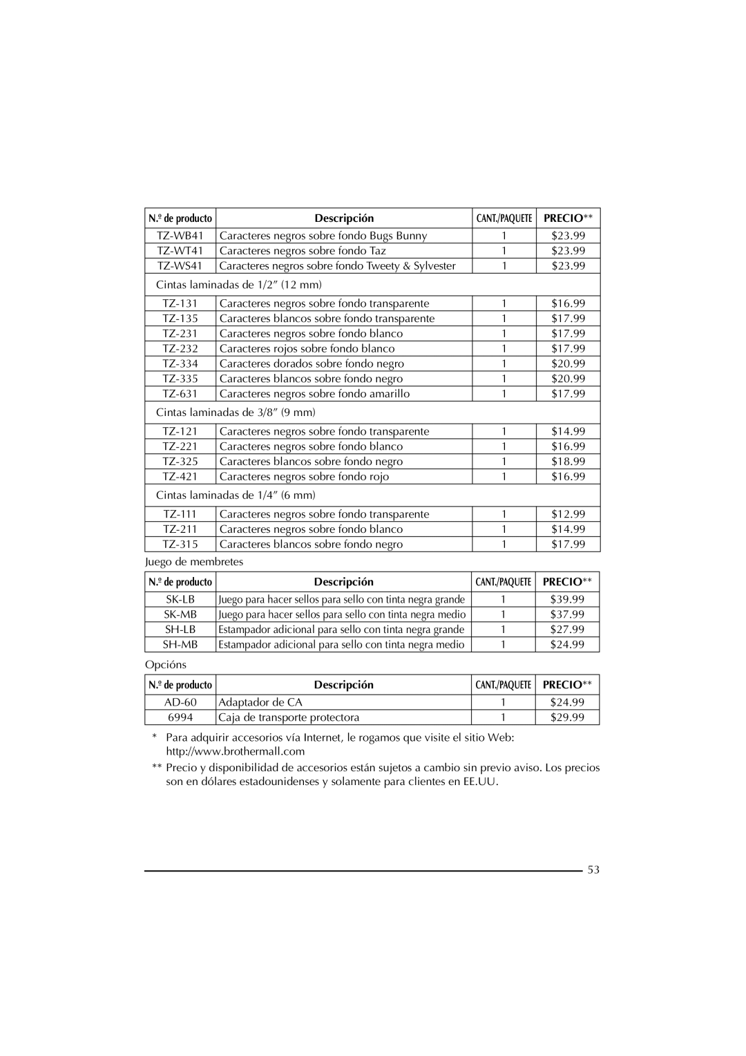 Brother PT-2300 manual Sh-Mb 