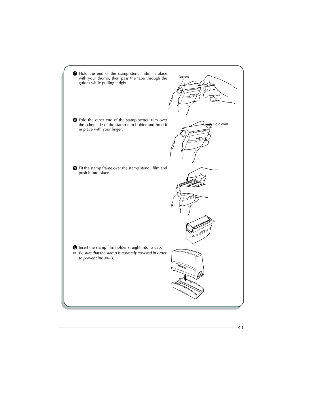 Brother PT-2300 manual Guides 