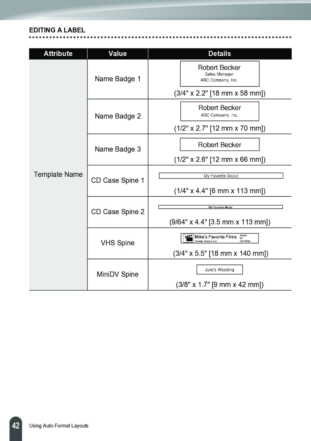 Brother PT-2700 manual Editing a Label 