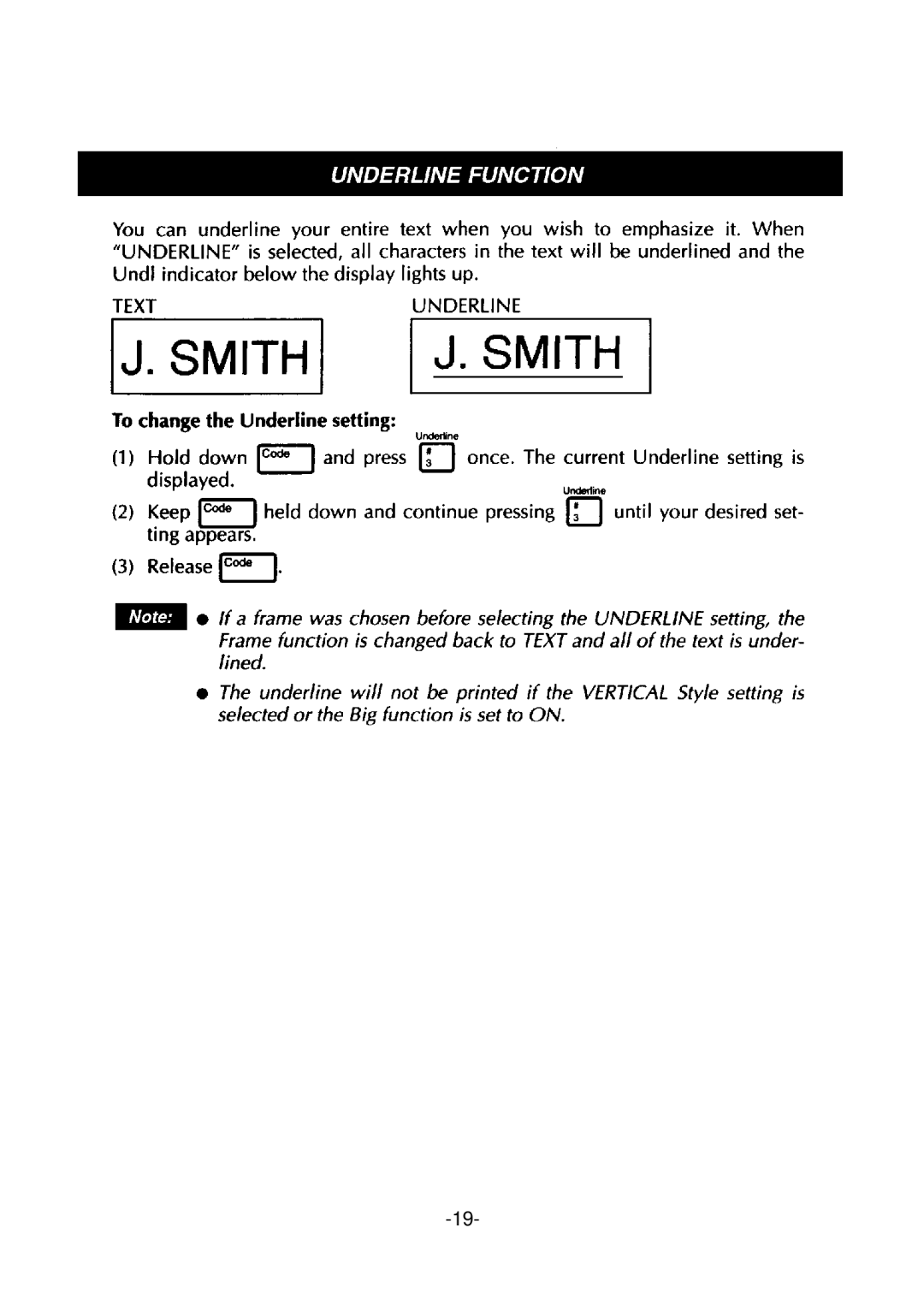 Brother PT-310 manual 