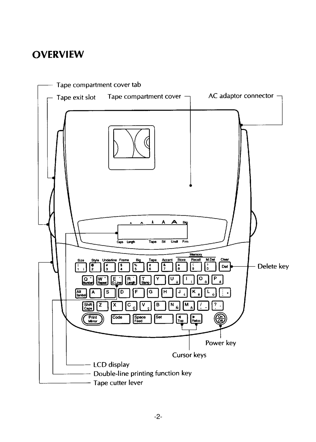 Brother PT-310 manual 