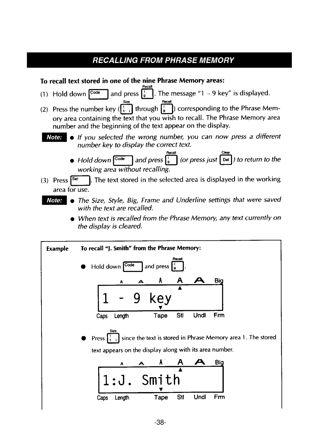 Brother PT-310 manual 