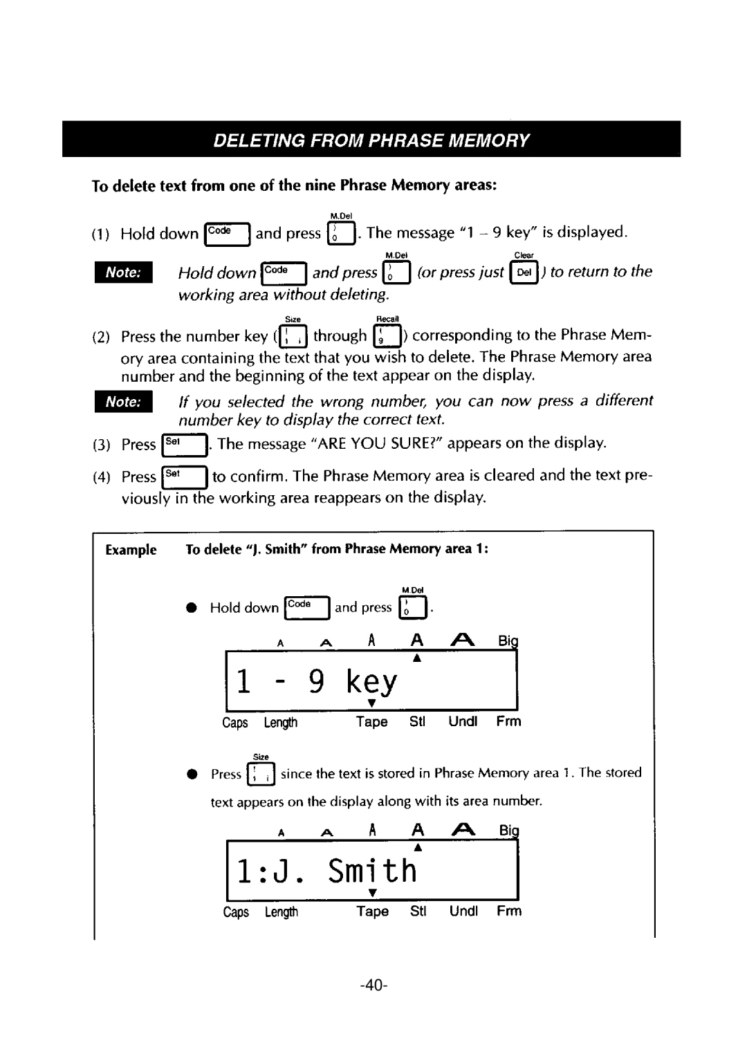 Brother PT-310 manual 