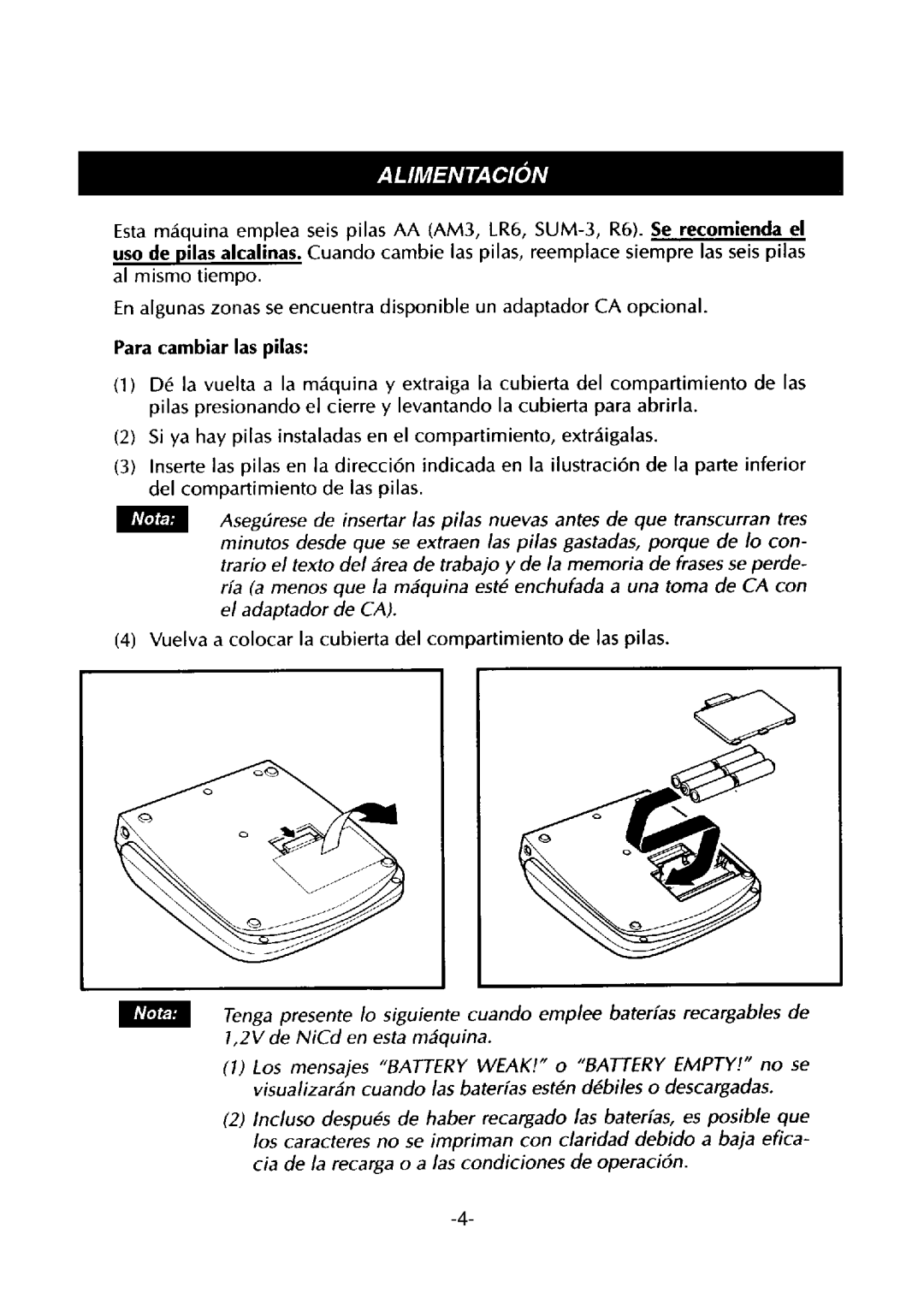 Brother PT-310 manual 