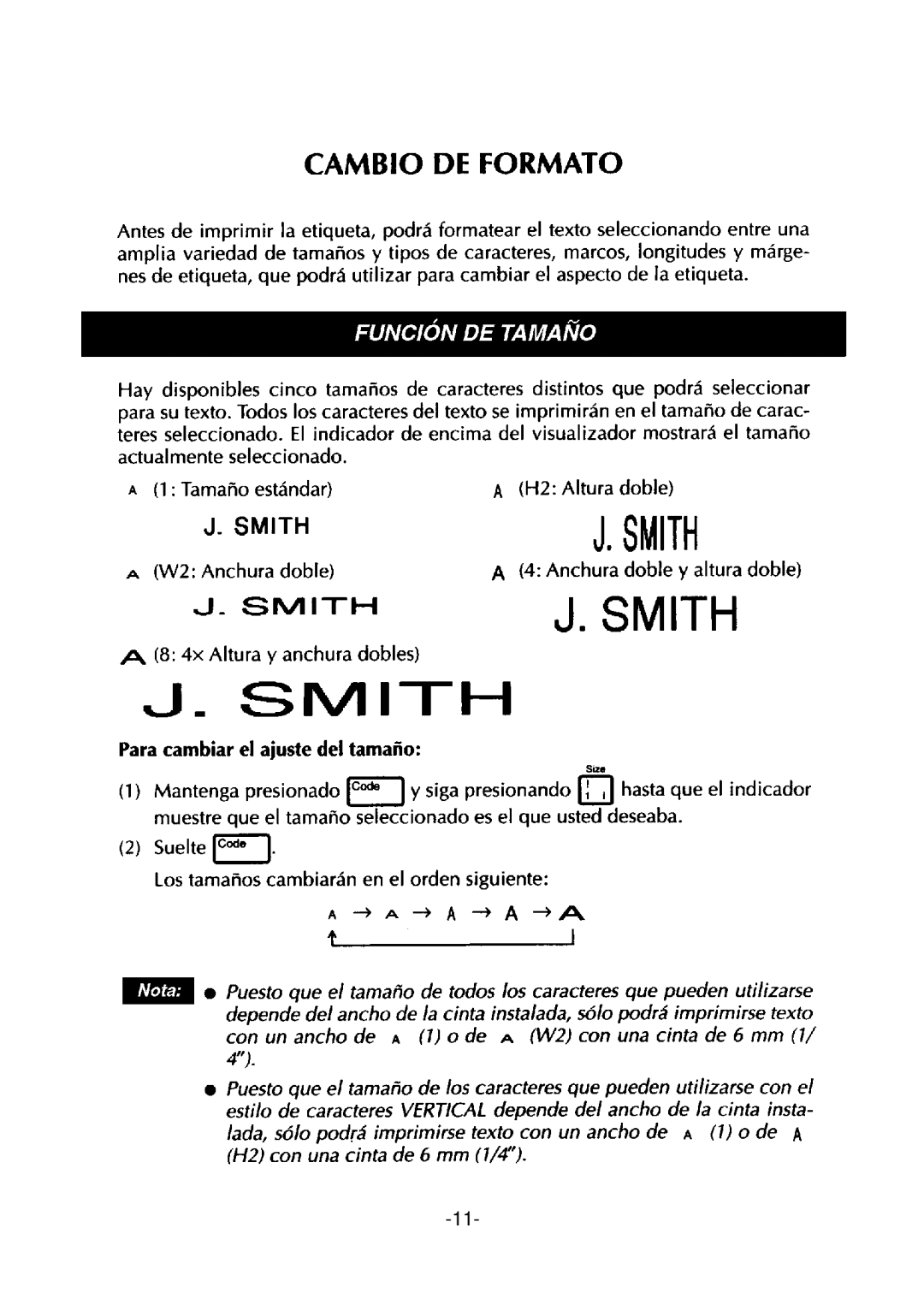 Brother PT-310 manual 