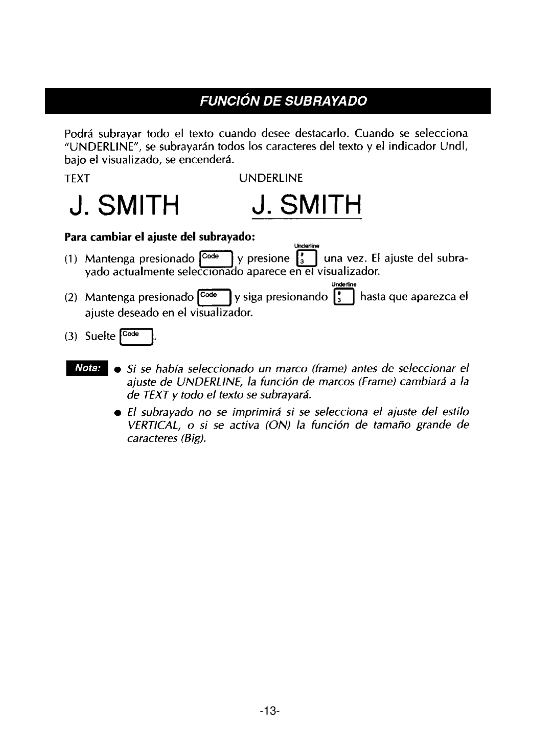 Brother PT-310 manual 