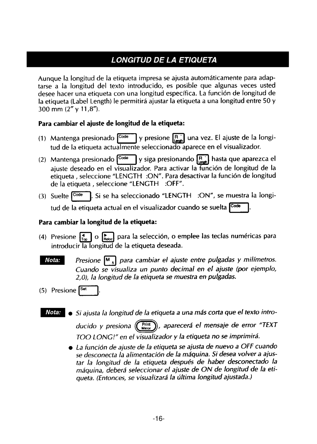 Brother PT-310 manual 