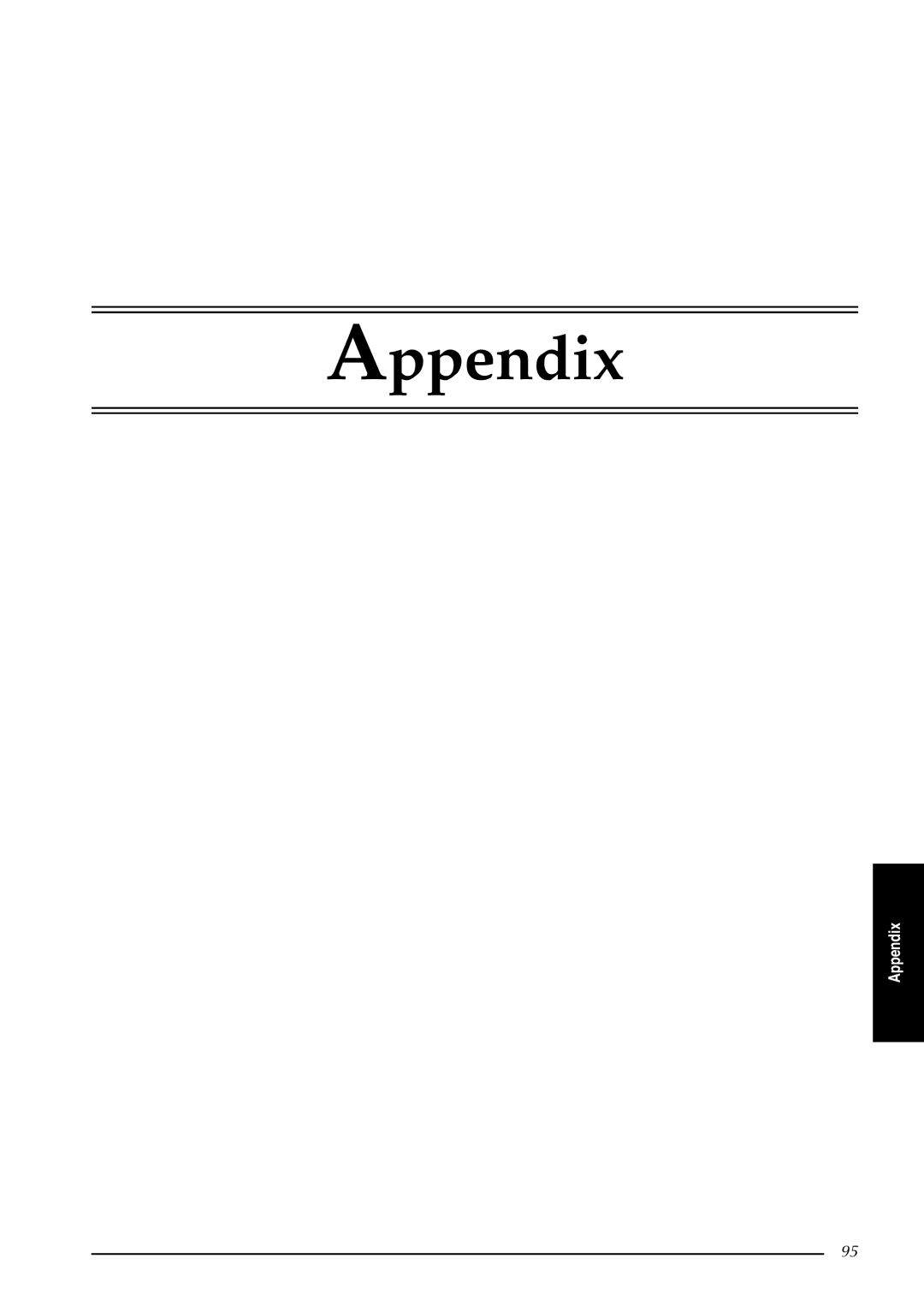 Brother PT-9600, PT-3600 manual Appendix 