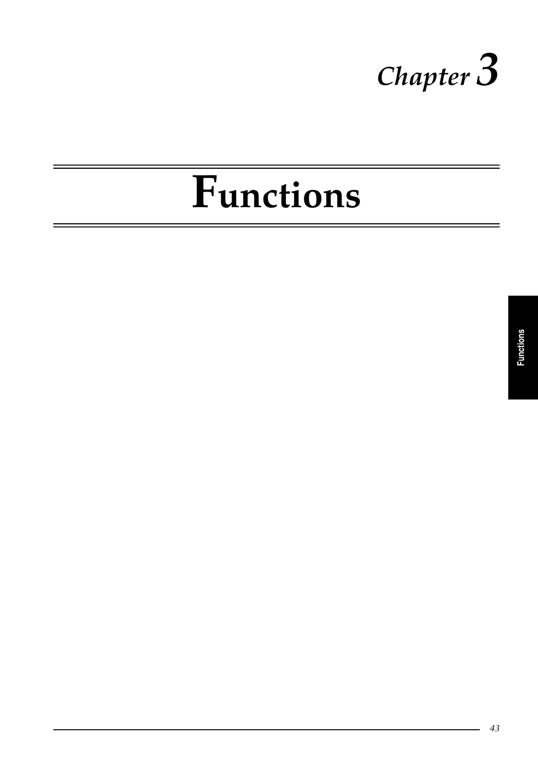 Brother PT-9600, PT-3600 manual Functions 