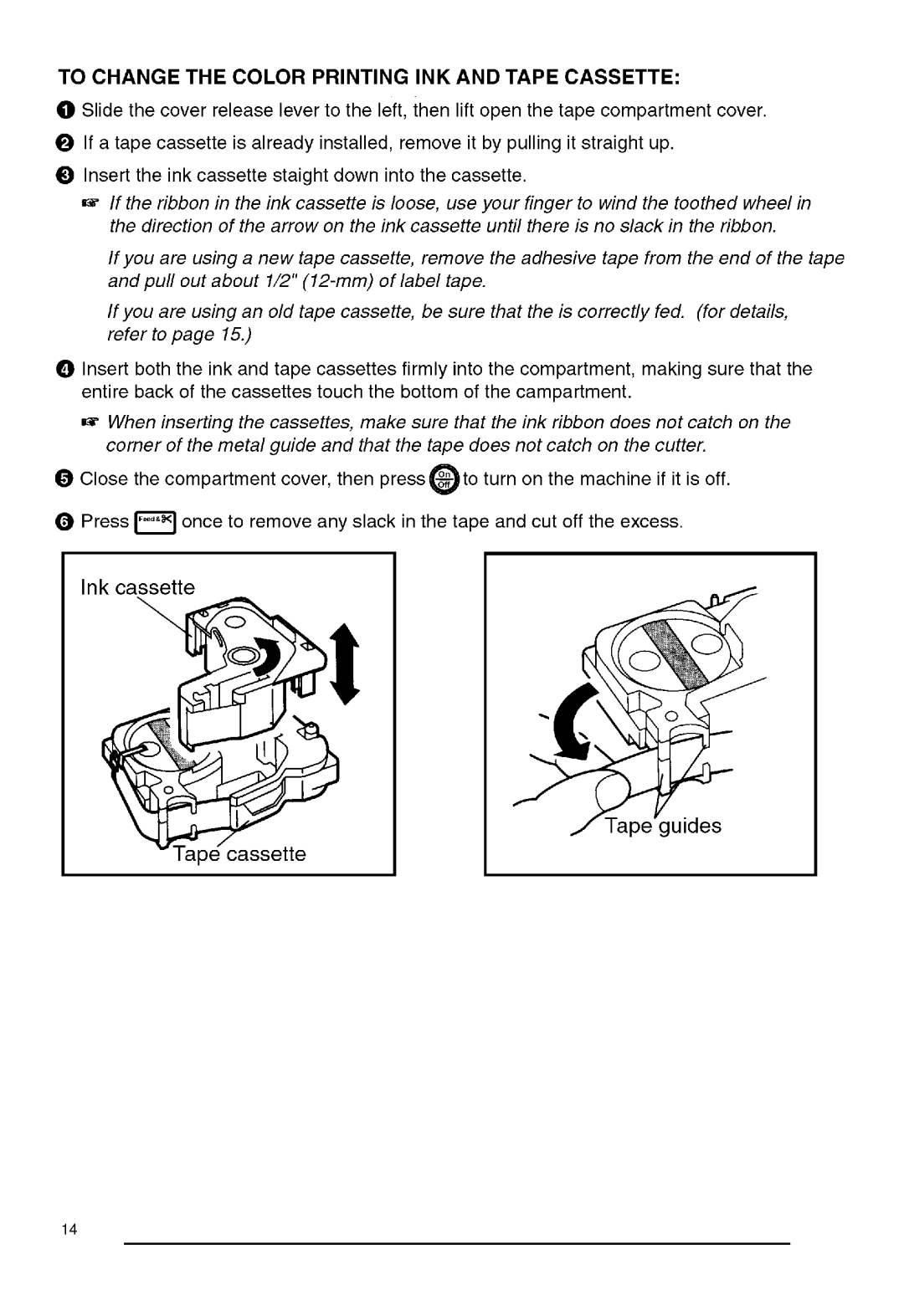 Brother PT-530 manual 