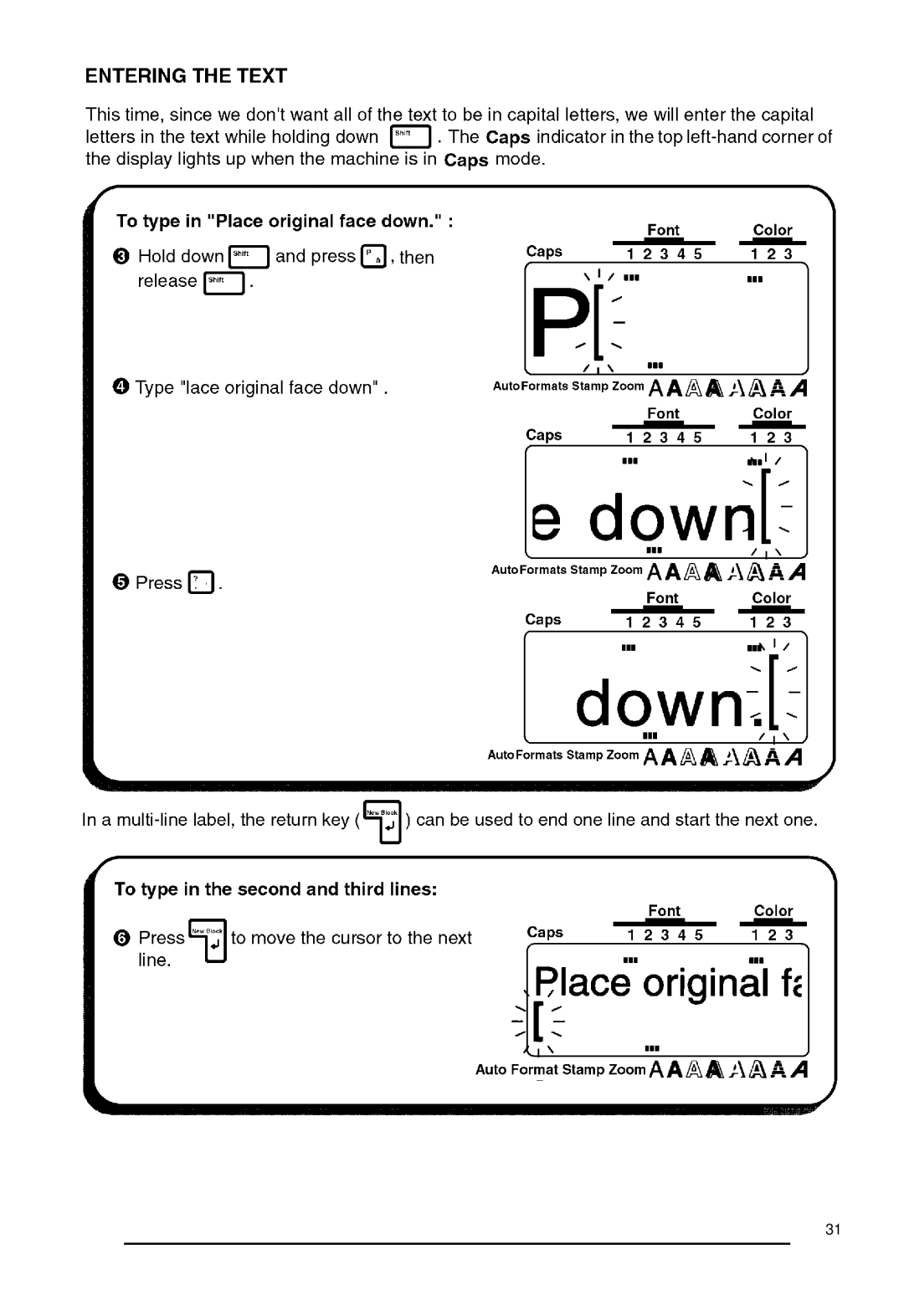 Brother PT-530 manual 