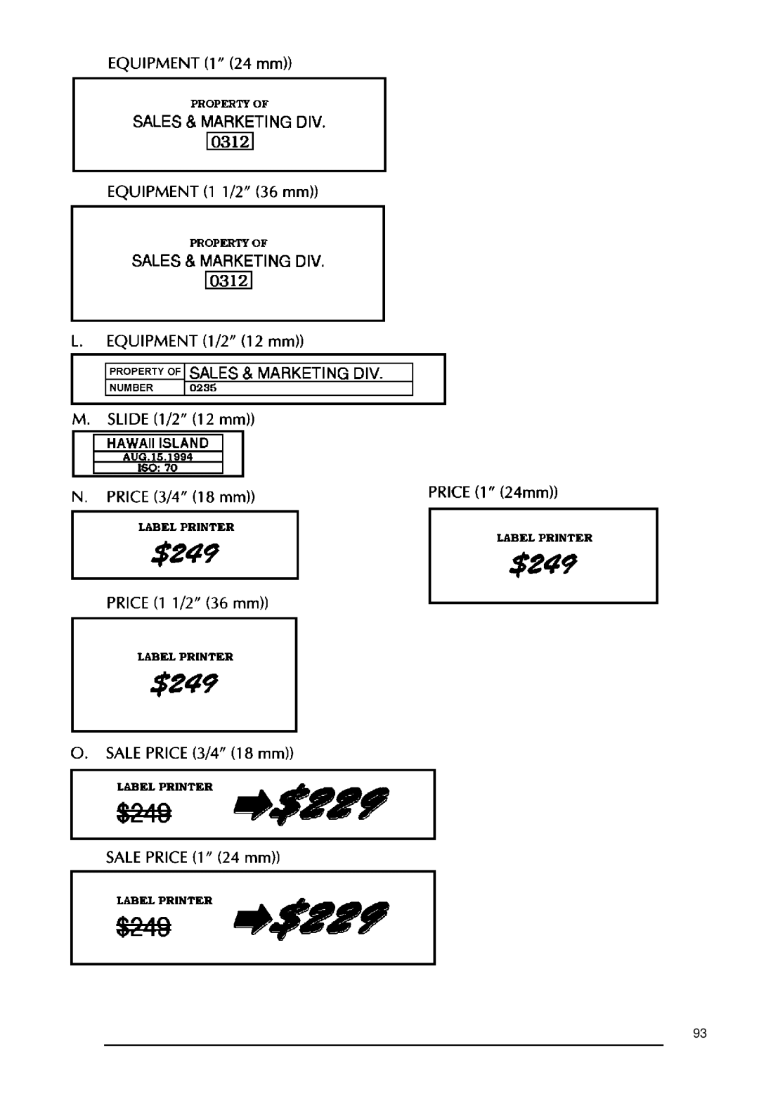 Brother PT-530 manual 