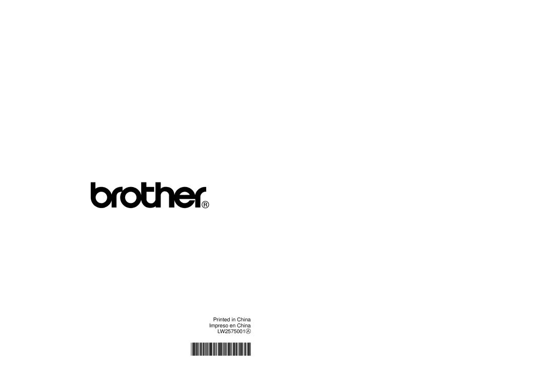 Brother PT-7500, PT-7600 manual 