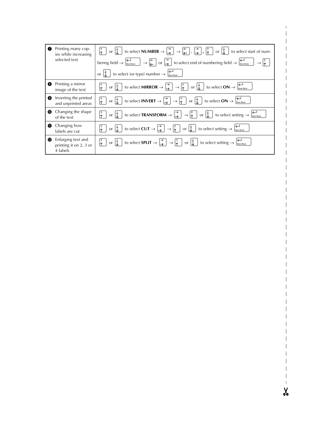 Brother PT-9400 manual Printing many cop To select Number → 