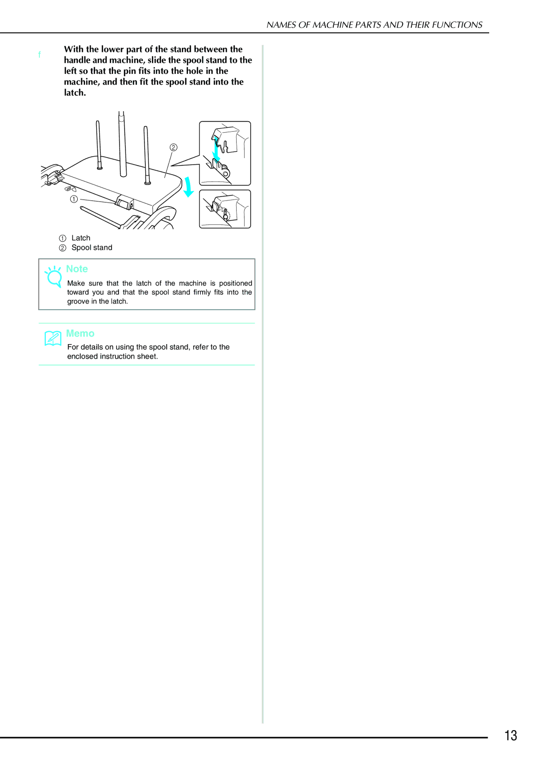 Brother QC 1000 operation manual Memo 