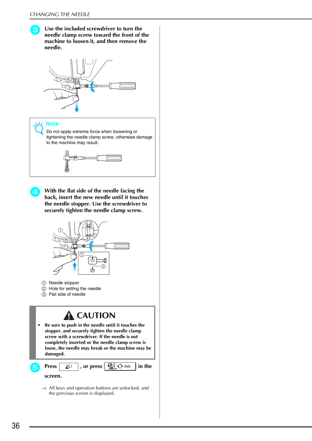 Brother QC 1000 operation manual Or press 