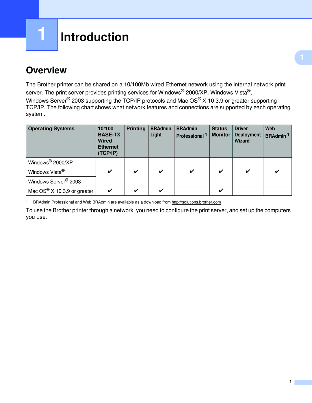 Brother QL-1060N manual Introduction, Overview 