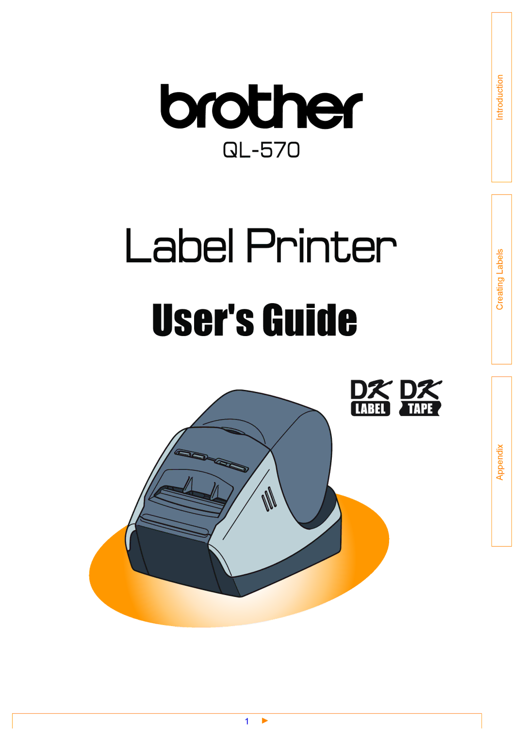 Brother QL-570 appendix Users Guide 